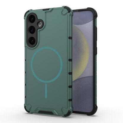 Grating Solid Color MagSafe Magnetic Phone Case