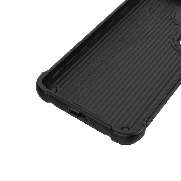 Grating Solid Color MagSafe Magnetic Phone Case