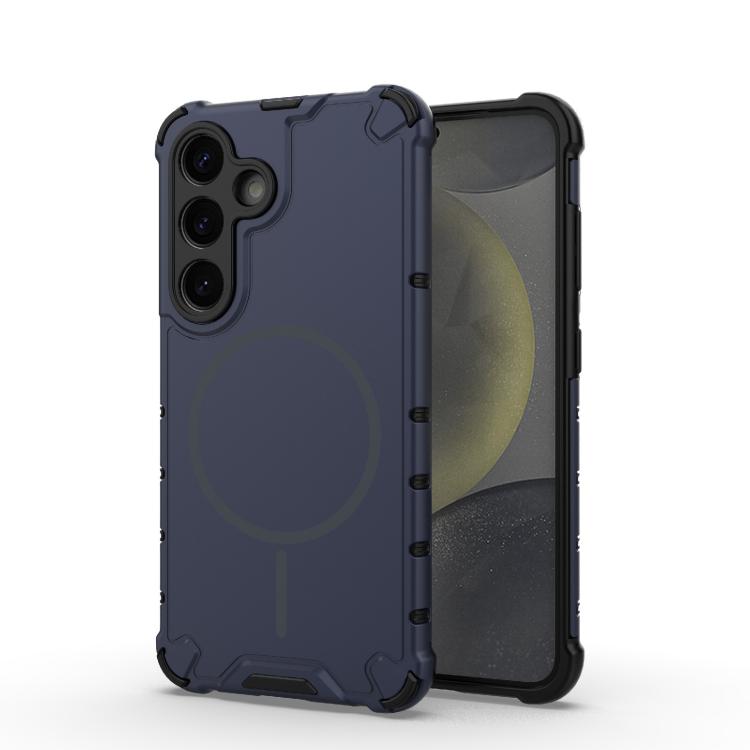 Grating Solid Color MagSafe Magnetic Phone Case