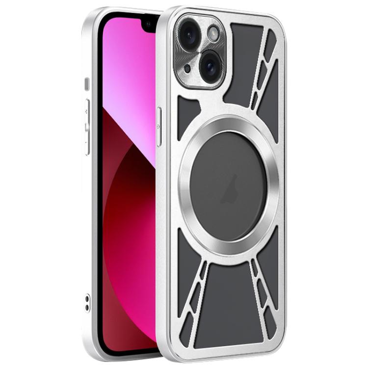 Silicone Cooling Hollow Metal MagSafe Phone Case