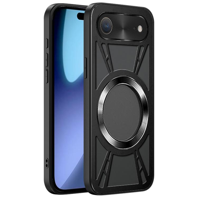 Silicone Cooling Hollow Metal MagSafe Phone Case