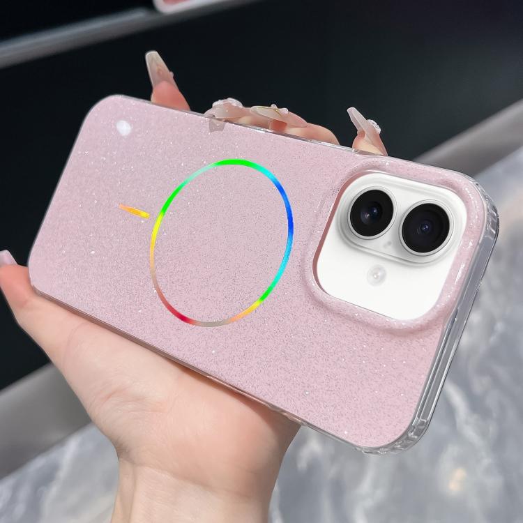 Glitter Powder Plating MagSafe IMD Full Coverage Phone Case