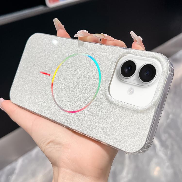 Glitter Powder Plating MagSafe IMD Full Coverage Phone Case