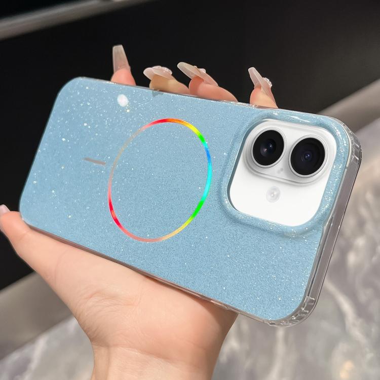 Glitter Powder Plating MagSafe IMD Full Coverage Phone Case