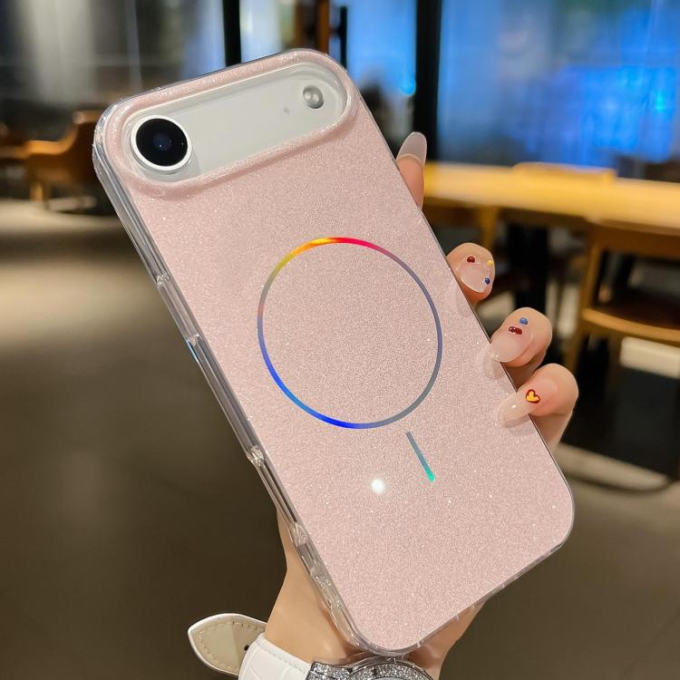 Glitter Powder Plating MagSafe IMD Full Coverage Phone Case