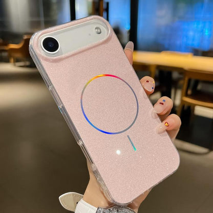 Glitter Powder Plating MagSafe IMD Full Coverage Phone Case