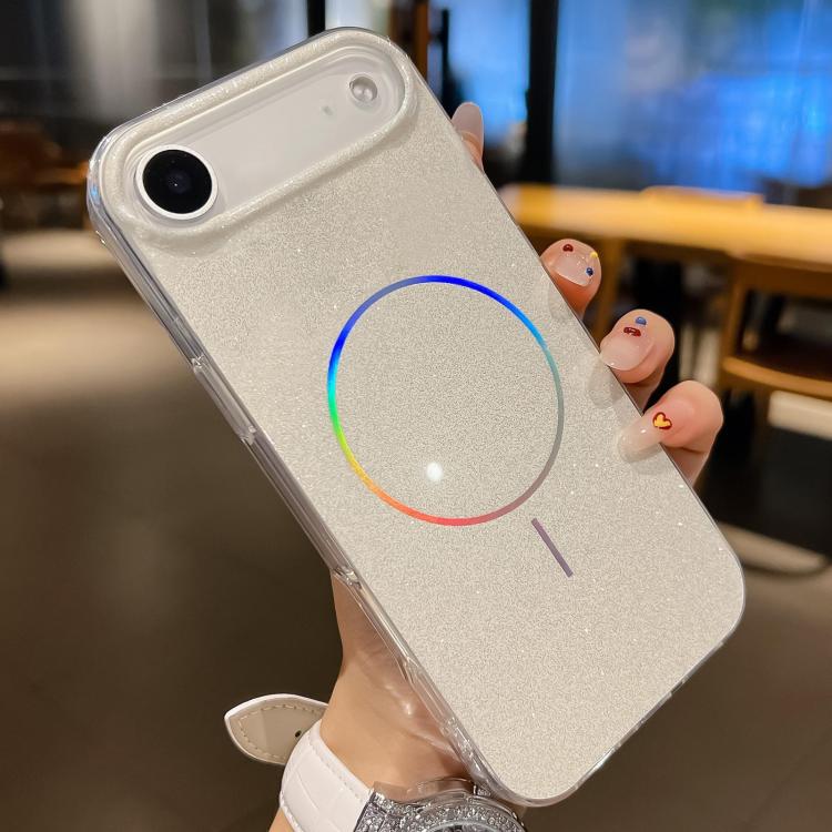 Glitter Powder Plating MagSafe IMD Full Coverage Phone Case