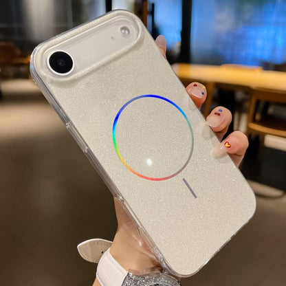 Glitter Powder Plating MagSafe IMD Full Coverage Phone Case