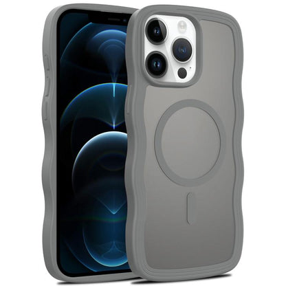 Skin Feel Wave Texture MagSafe Phone Case