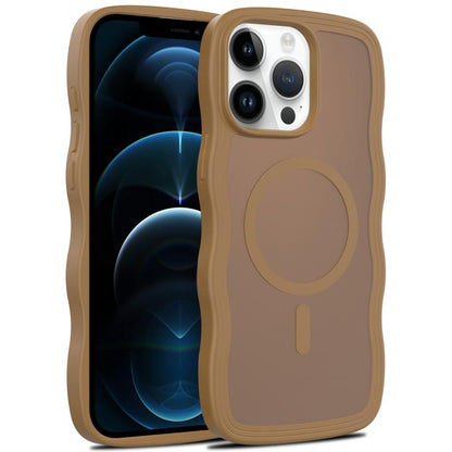 Skin Feel Wave Texture MagSafe Phone Case