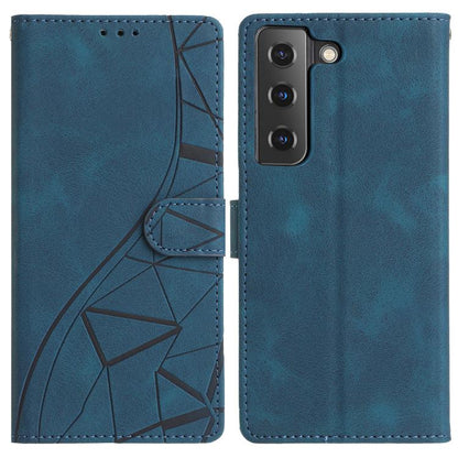 Triangles Embossed Leather Phone Case