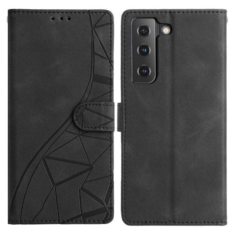 Triangles Embossed Leather Phone Case