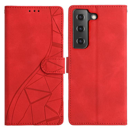 Triangles Embossed Leather Phone Case