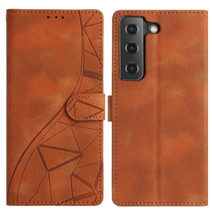 Triangles Embossed Leather Phone Case