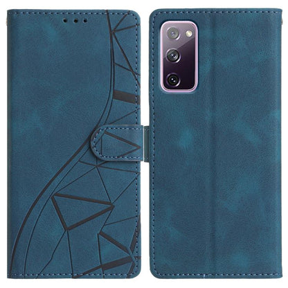 Triangles Embossed Leather Phone Case