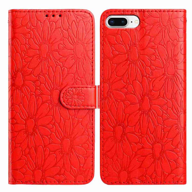 Daisy Embossed Leather Phone Case