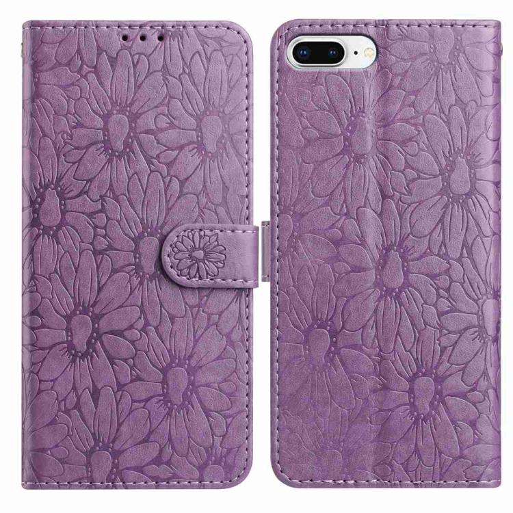 Daisy Embossed Leather Phone Case