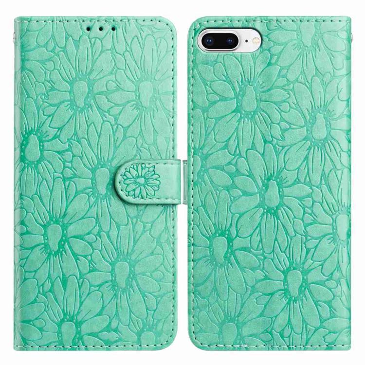 Daisy Embossed Leather Phone Case