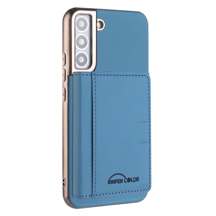 Solid Color Horizontal Magnetic Card Bag RFID MagSafe Phone Case