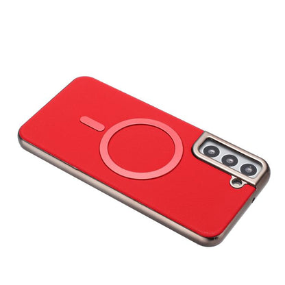 Solid Color Plating MagSafe Full Coverage Phone Case