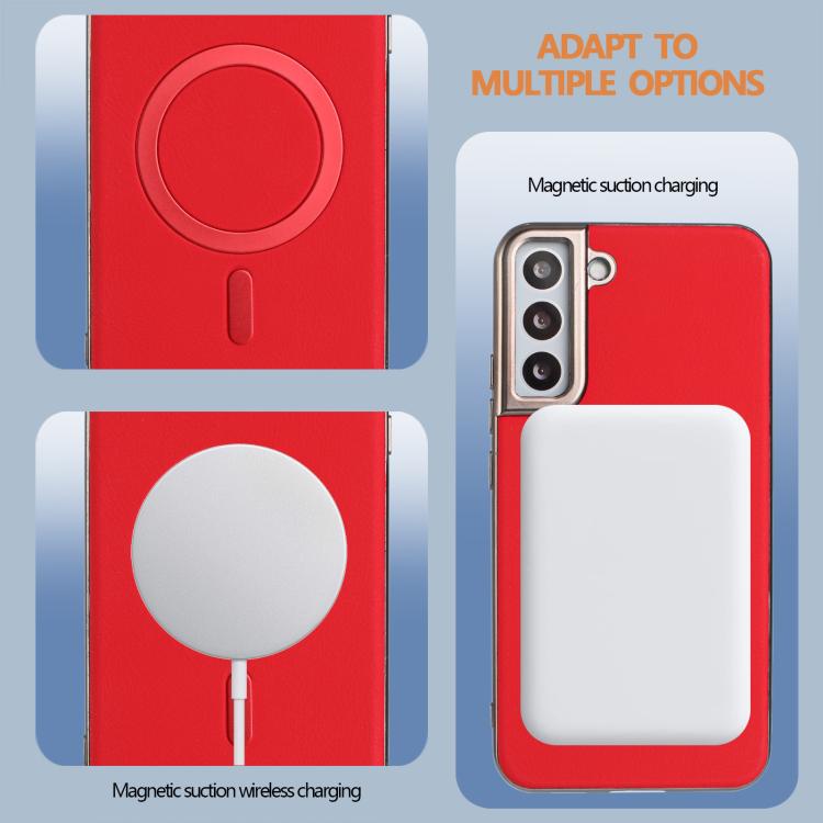 Solid Color Plating MagSafe Full Coverage Phone Case