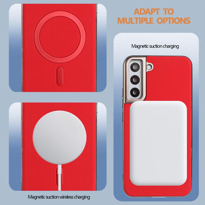 Solid Color Plating MagSafe Full Coverage Phone Case