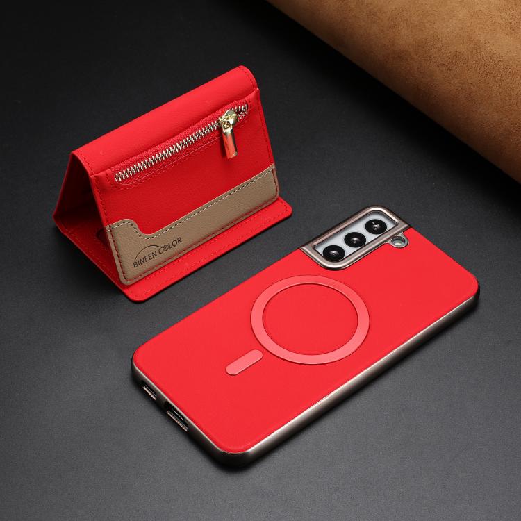 Zipper Horizontal Magnetic Card Bag RFID MagSafe Phone Case