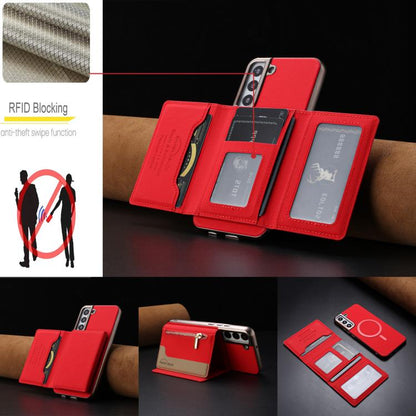 Zipper Horizontal Magnetic Card Bag RFID MagSafe Phone Case