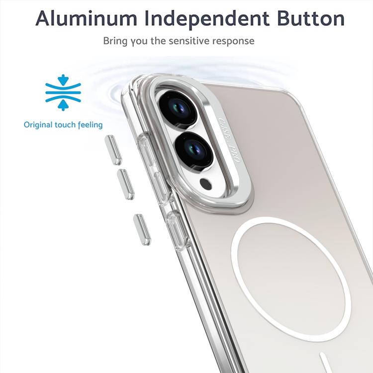 Gradient Discolor Lens Kickstand Magsafe Phone Case