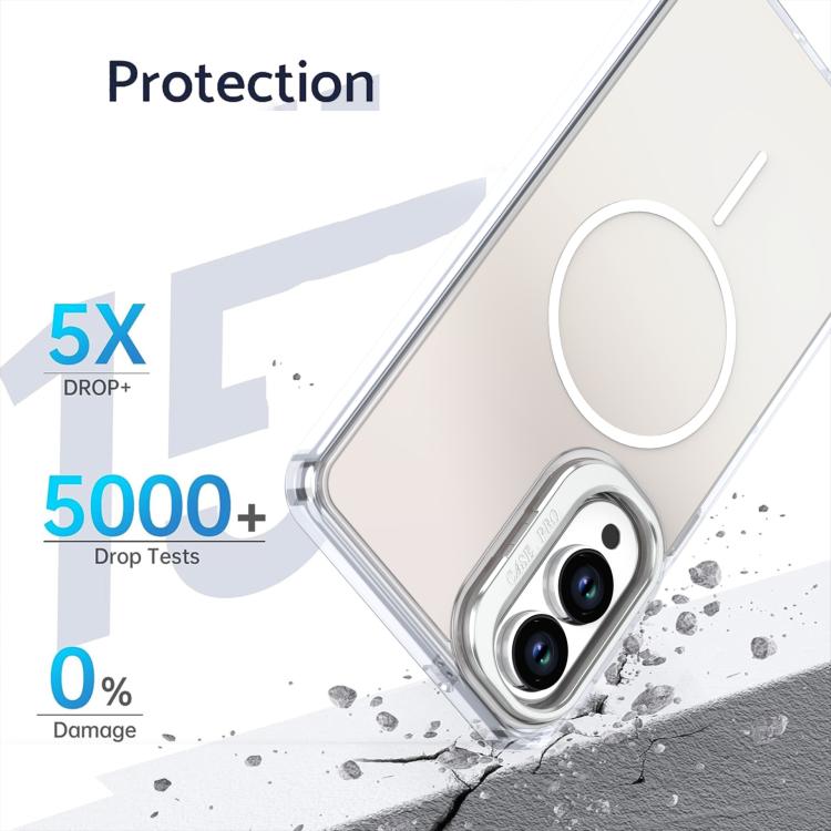 Gradient Discolor Lens Kickstand Magsafe Phone Case