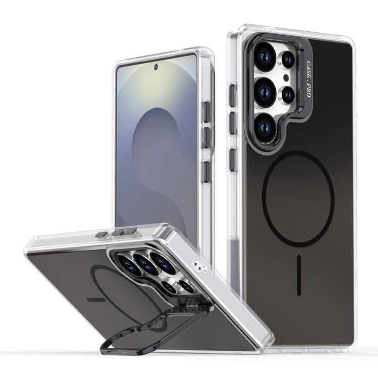 Gradient Discolor Lens Kickstand Magsafe Phone Case