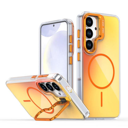 Gradient Discolor Lens Kickstand Magsafe Phone Case