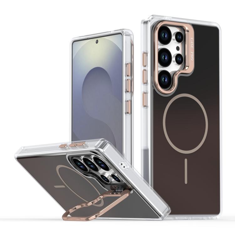 Gradient Discolor Lens Kickstand Magsafe Phone Case