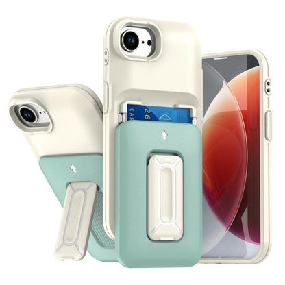 Sliding Card Holder Integrated Phone Case with Kickstand