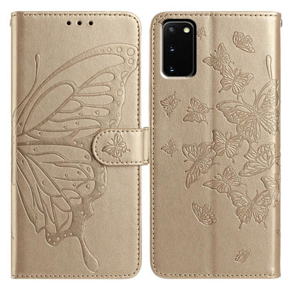 Butterfly Flutter Pattern Embossed Leather Phone Case