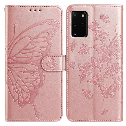 Butterfly Flutter Pattern Embossed Leather Phone Case