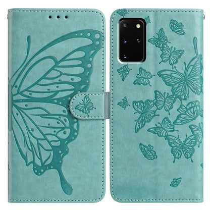 Butterfly Flutter Pattern Embossed Leather Phone Case