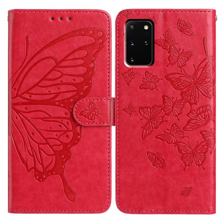 Butterfly Flutter Pattern Embossed Leather Phone Case