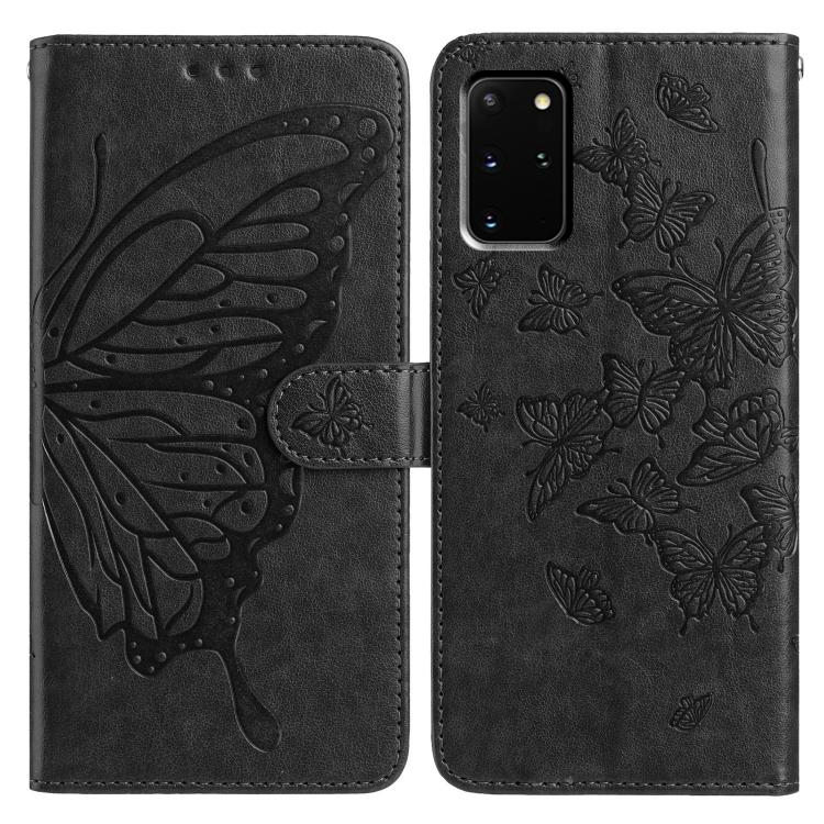 Butterfly Flutter Pattern Embossed Leather Phone Case
