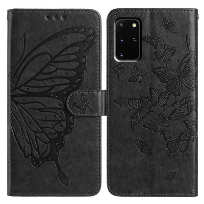 Butterfly Flutter Pattern Embossed Leather Phone Case