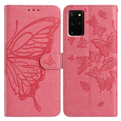 Butterfly Flutter Pattern Embossed Leather Phone Case