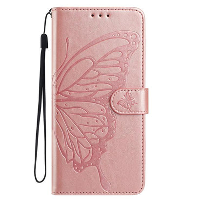 Butterfly Flutter Pattern Embossed Leather Phone Case