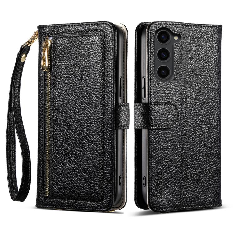 ESEBLE E11 Colorful Litchi Pattern Zipper Wallet Leather Phone Case