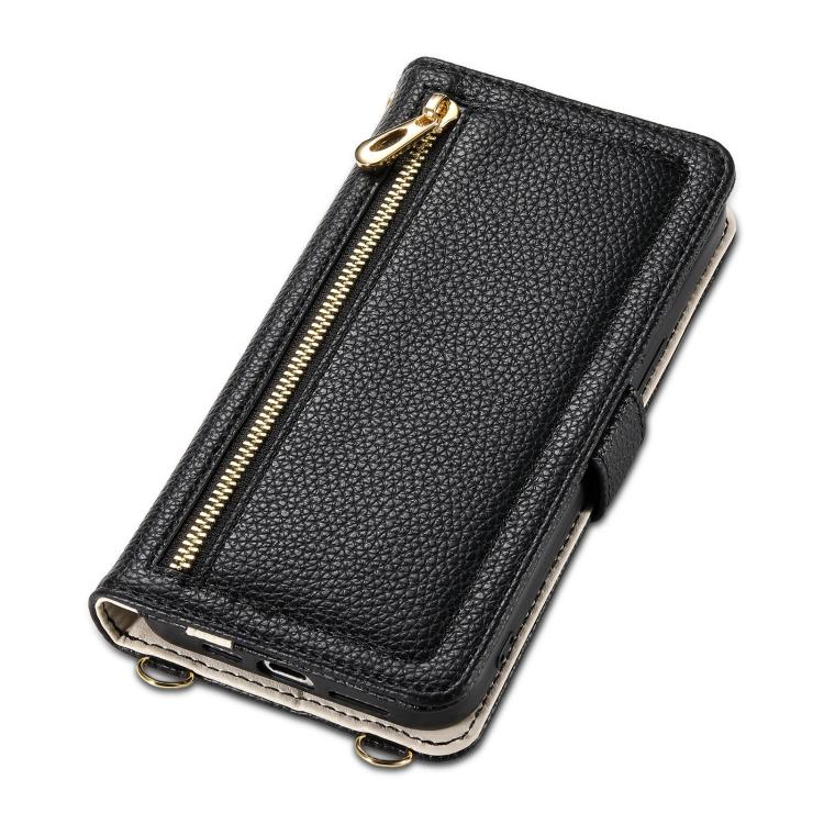 ESEBLE E11 Colorful Litchi Pattern Zipper Wallet Leather Phone Case