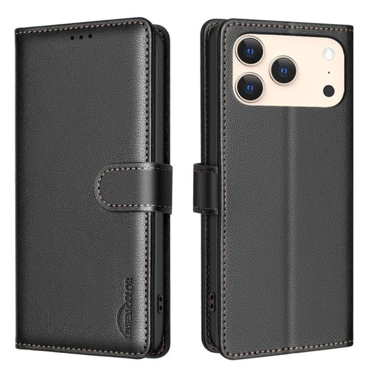 Litchi Texture RFID Anti-theft Leather Phone Case