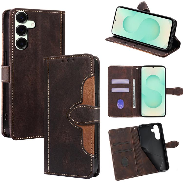 Skin Feel Magnetic Buckle Leather Phone Case