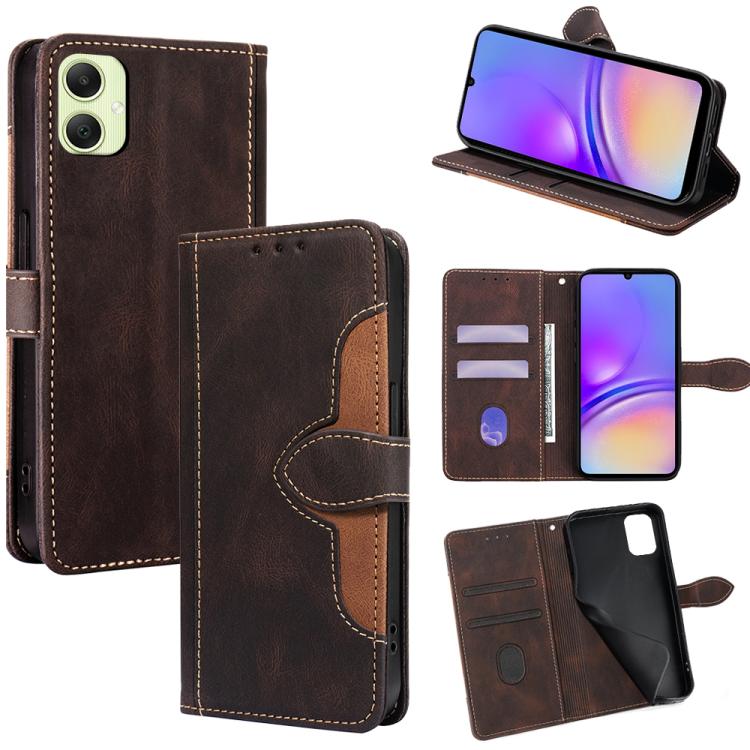 Skin Feel Magnetic Buckle Leather Phone Case