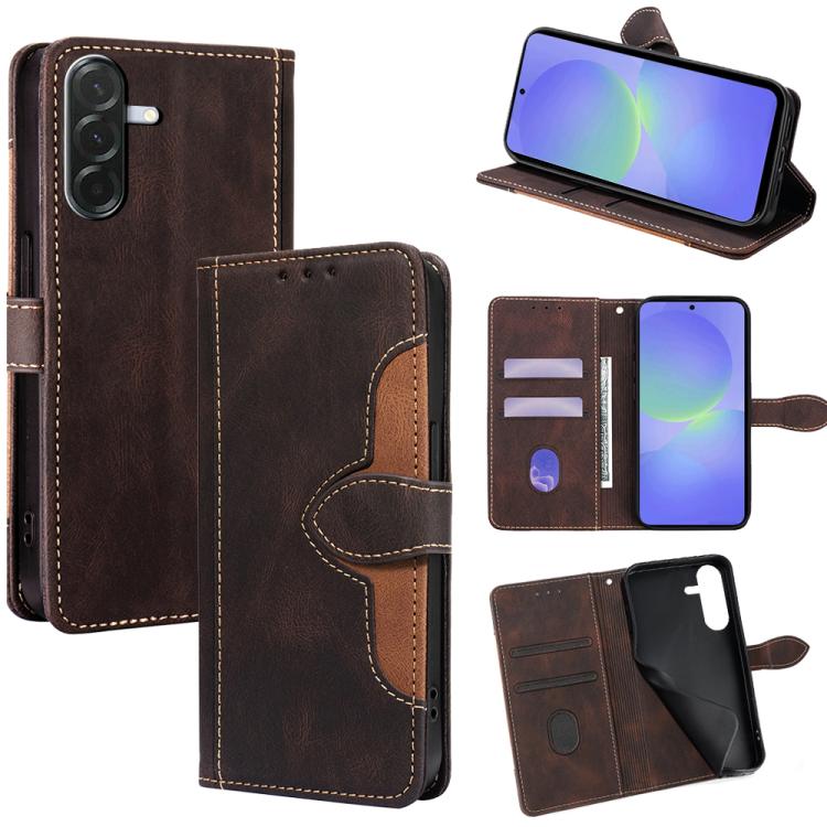 Skin Feel Magnetic Buckle Leather Phone Case