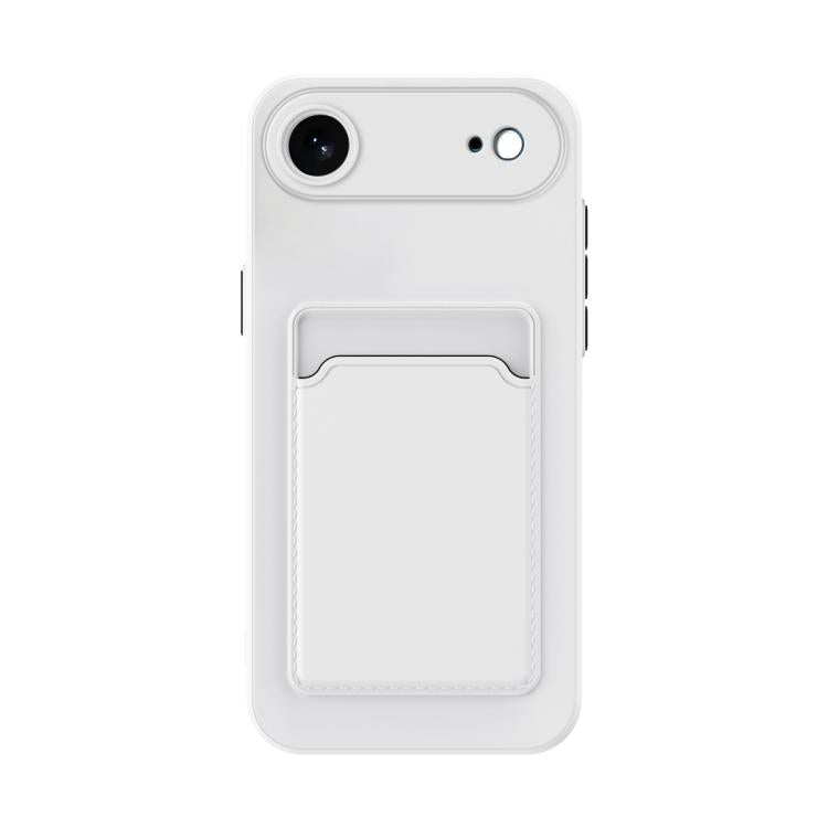 Skin Feel Card Contrast Color Button TPU Phone Case