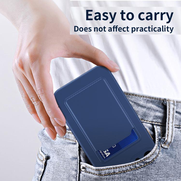 Skin Feel Card Contrast Color Button TPU Phone Case